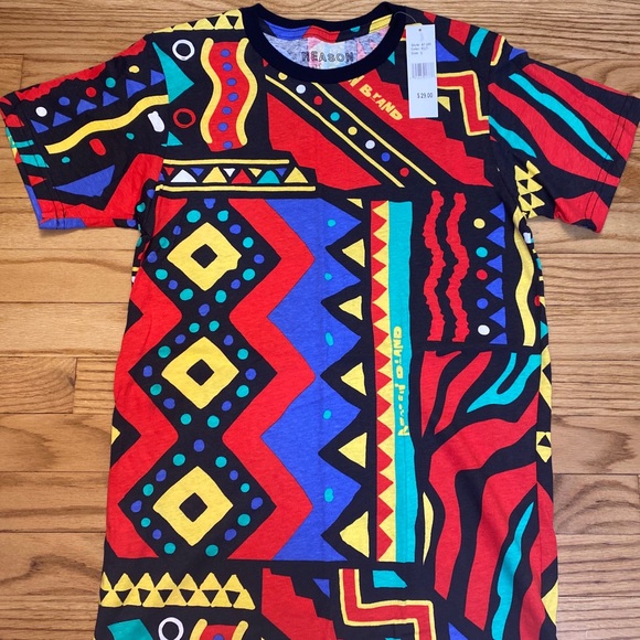 Reason Men’s Small Multicolor T-Shirt New! - Picture 1 of 3